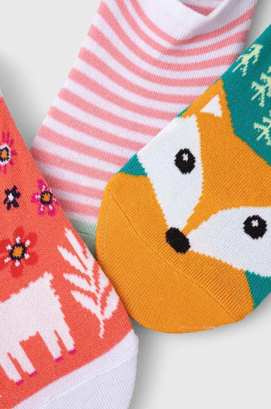 Skarpetki damskie bawełniane w zwierzaki (3-pack) kolor multicolor RS23.LGD906 multicolor RS23