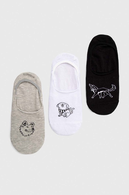 Ponožky pánské bílá barva krátké ponožky bílá RS23.LGM809