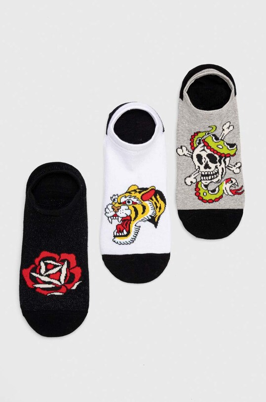 Skarpetki męskie bawełniane Tattoo Art by Marcin Małczyk (3-pack) kolor multicolor skarpetki krótkie multicolor RS23.LGMA50
