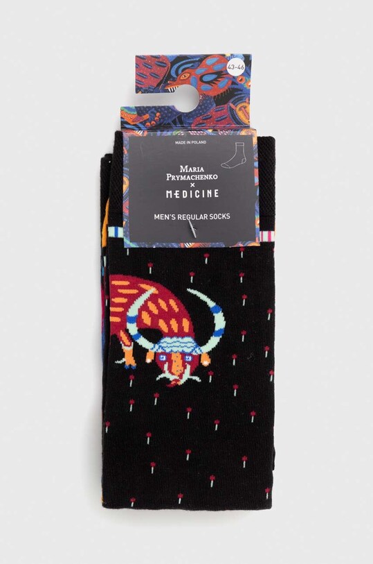 Odzież Skarpetki męskie bawełniane Maria Prymachenko x Medicine (2-pack) kolor multicolor RS23.LGMC51 multicolor