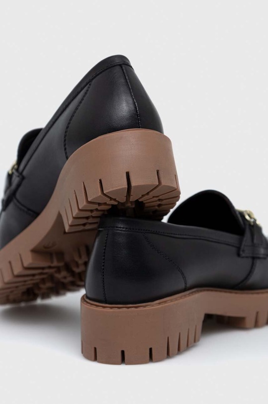 Medicine mokasyny skórzane czarny RS23.OBD207