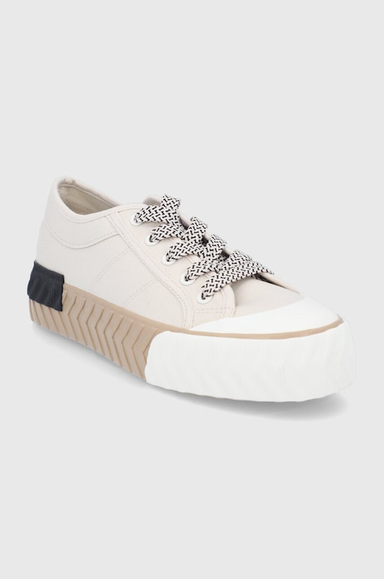 Tenisówki damskie na platformie kolor beżowy RS23.OBD300 beżowy RS23