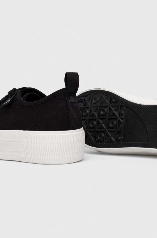 Tenisówki damskie na platformie kolor czarny czarny RS23.OBD401