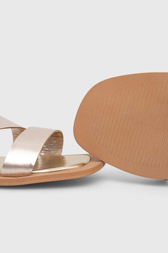 Sandały damskie skórzane kolor złoty RS23.OBD709 złoty