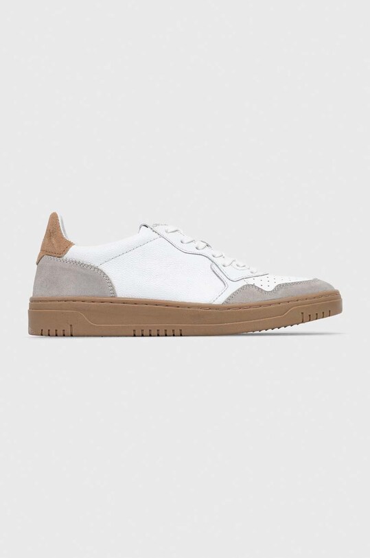 Sneakersy męskie ze skóry naturalnej kolor biały RS23.OBM202 biały RS23