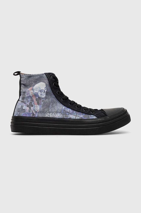 Trampki męskie Eviva L'arte kolor czarny Art Series czarny RS23.OBM250