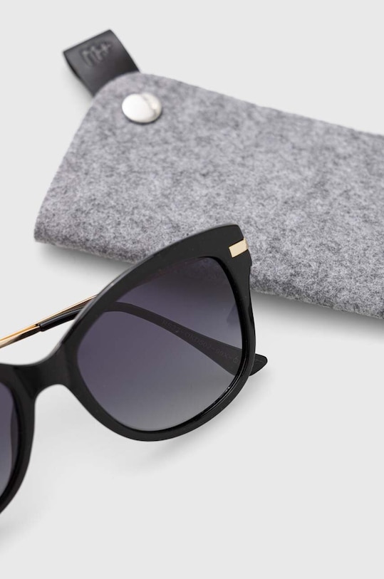 Okulary damskie przeciwsłoneczne z polaryzacją kolor czarny czarny RS23.OKD502