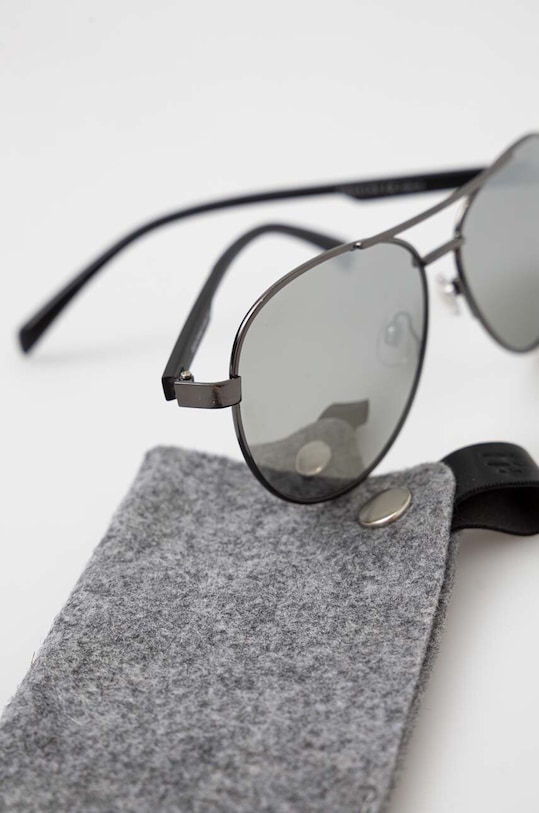 Okulary męskie przeciwsłoneczne z polaryzacją kolor czarny czarny RS23.OKM401