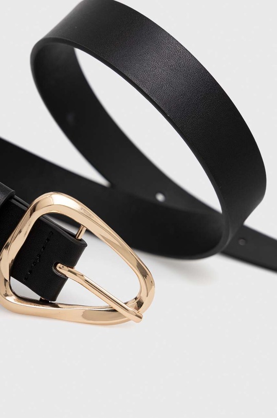 Pasek damski ze skóry ekologicznej kolor czarny RS23.PAD304 czarny RS23