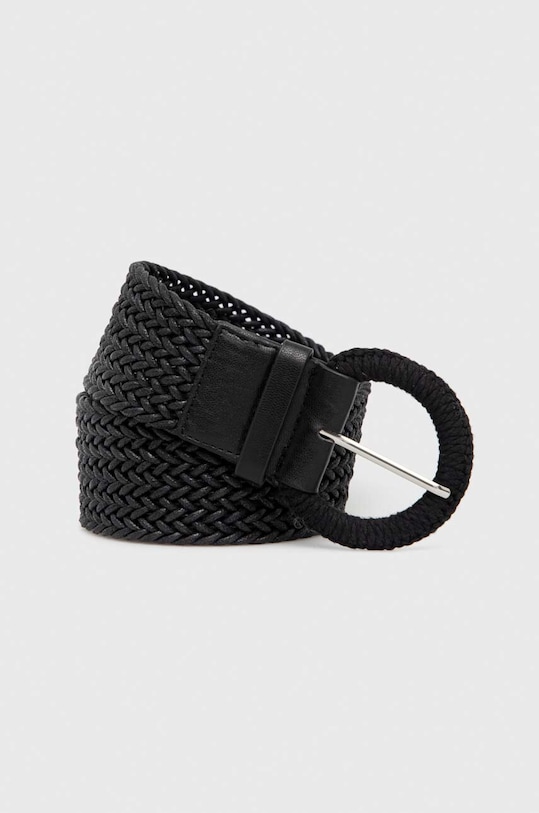 Pasek damski pleciony kolor czarny RS23.PAD502 czarny RS23