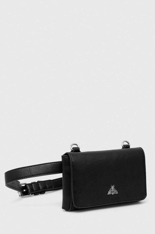 Akcesoria Pasek damski z saszetką ze skóry ekologicznej kolor czarny RS23.PAD900 czarny
