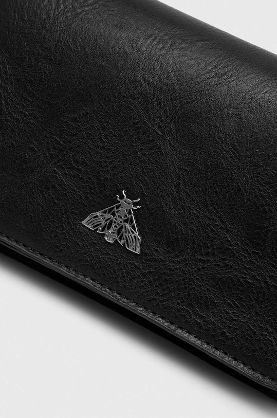 Pasek damski z saszetką ze skóry ekologicznej kolor czarny RS23.PAD900 czarny