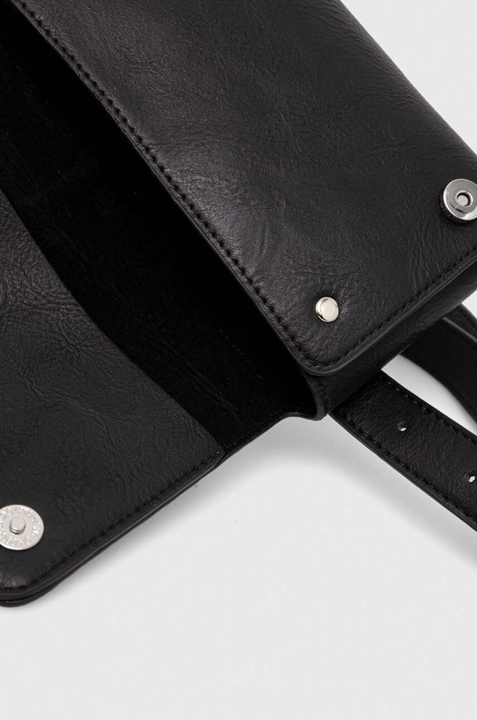 Pasek damski z saszetką ze skóry ekologicznej kolor czarny RS23.PAD900