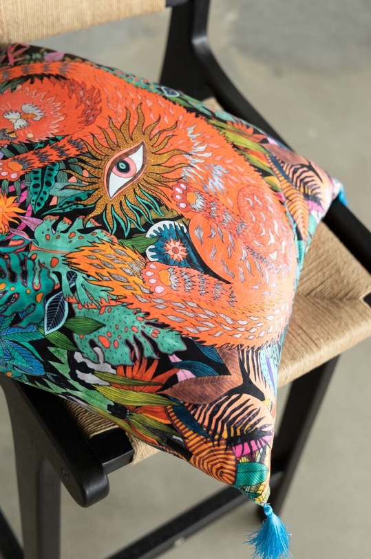 Poszewka na poduszkę welurowa 50 x 50 cm kolor multicolor multicolor RS23.PSU803