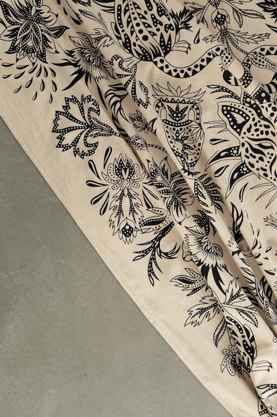 Ręcznik plażowy wzorzysty kolor beżowy RS23.REU809 beżowy RS23