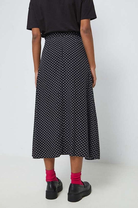 Odzież Spódnica damska wzorzysta kolor czarny RS23.SDD030 czarny
