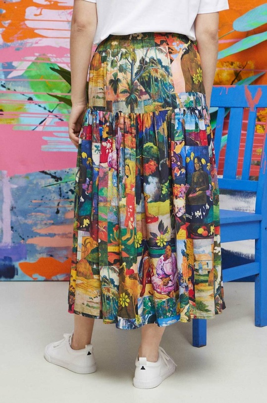 Odzież Spódnica damska Eviva L'arte kolor multicolor RS23.SDD253 multicolor