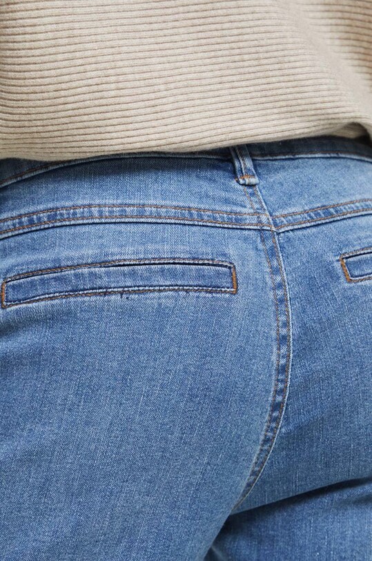 Jeansy damskie chino kolor niebieski niebieski RS23.SJD300