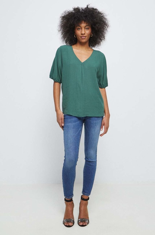 Jeansy damskie skinny kolor niebieski RS23.SJD301 niebieski RS23