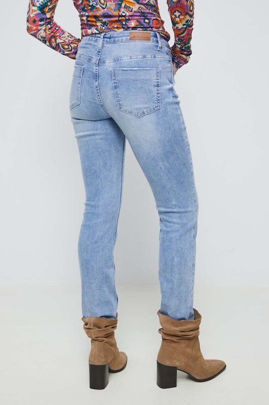 Odzież Jeansy damskie slim kolor niebieski RS23.SJD302 niebieski
