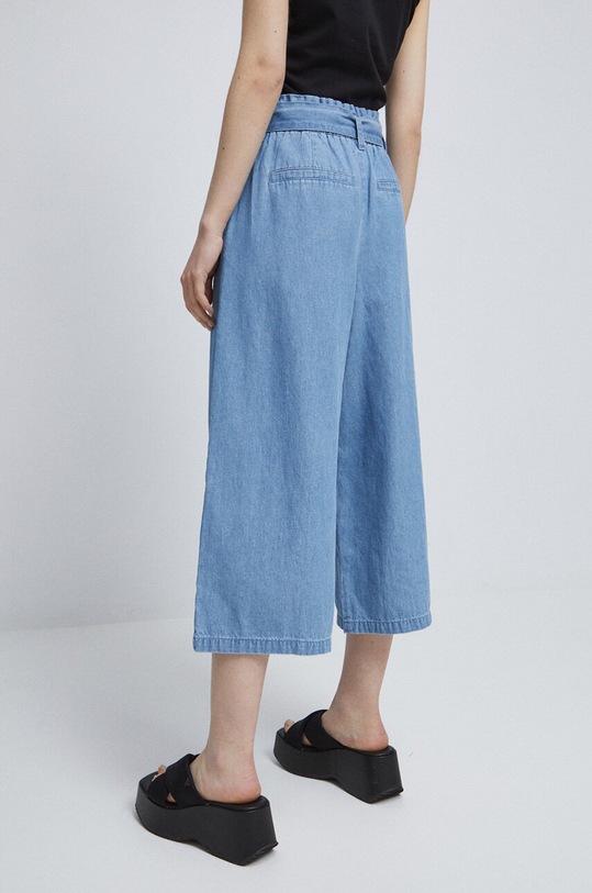 Odzież Jeansy damskie wide leg kolor niebieski RS23.SJD700 niebieski