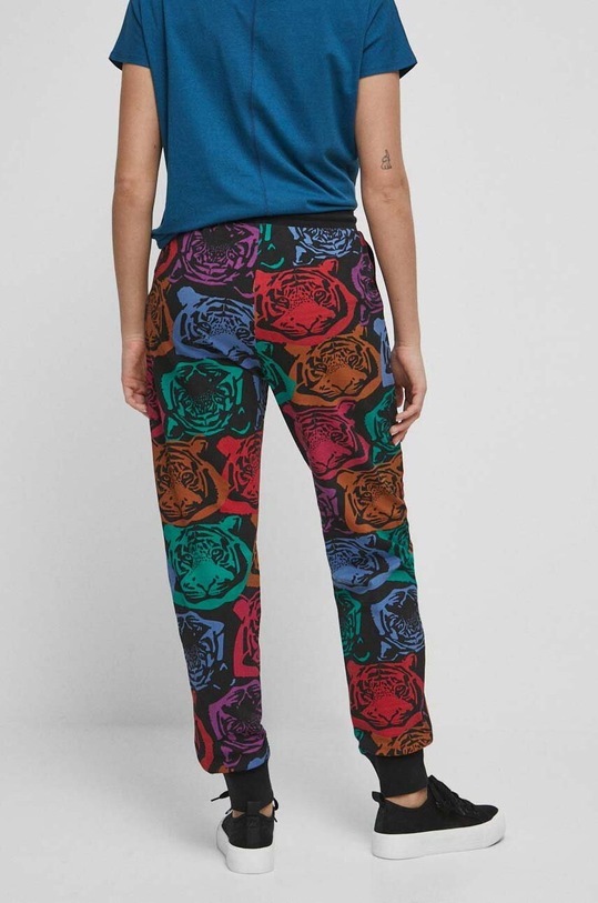 Odzież Spodnie dresowe damskie wzorzyste kolor czarny RS23.SPD090 czarny