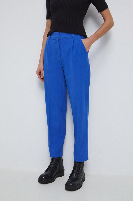 Spodnie damskie chino kolor niebieski RS23.SPD103 fioletowy RS23