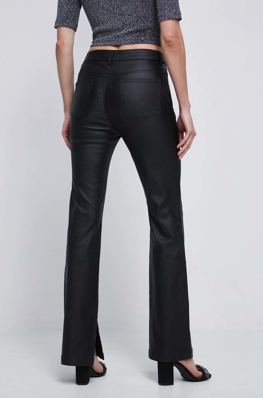 Spodnie damskie flared kolor czarny RS23.SPD104