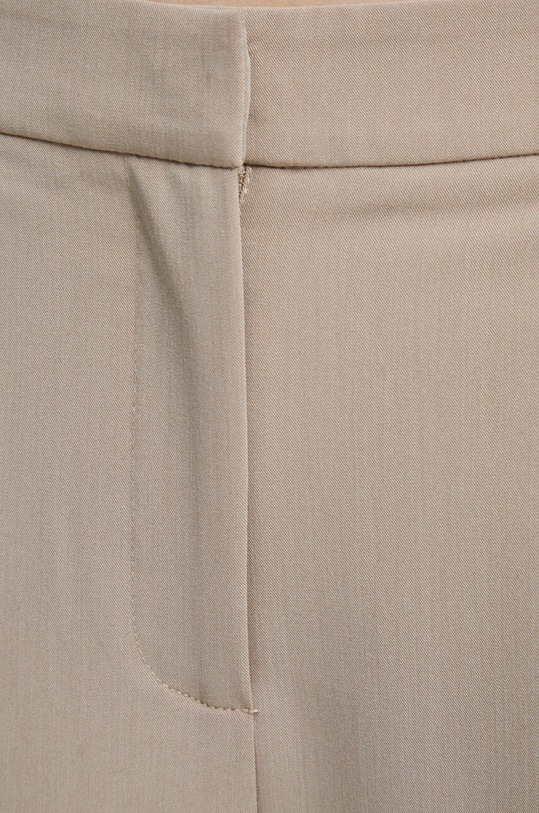 Spodnie damskie gładkie kolor beżowy beżowy RS23.SPD703