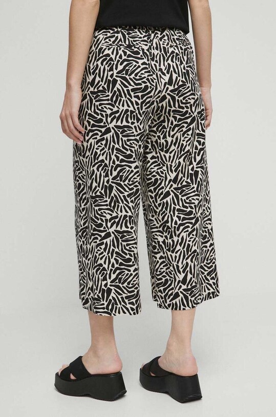 Odzież Spodnie lniane damskie kolor beżowy RS23.SPDA03 beżowy