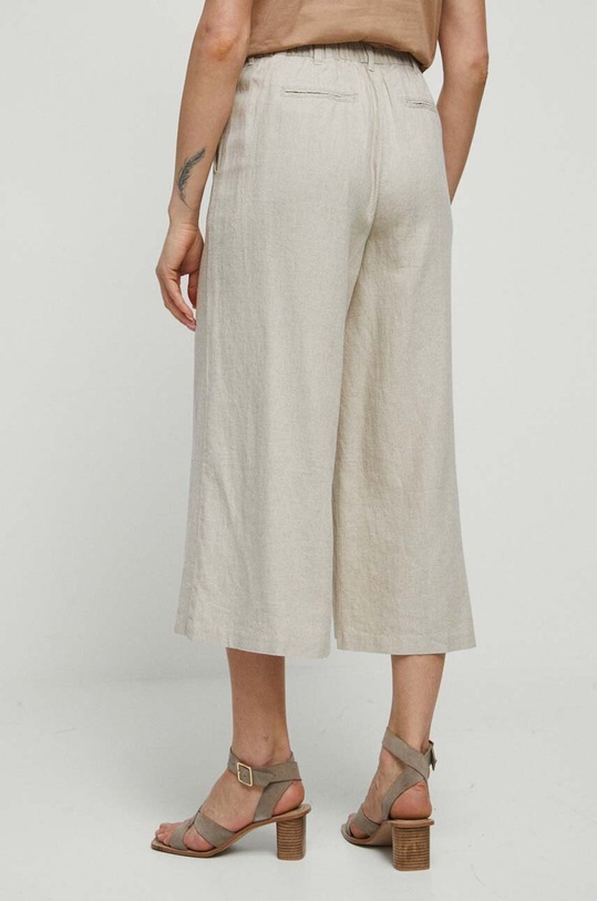 Odjeća Lanene hlače Medicine RS23.SPDA03 bež