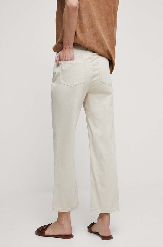 Oblečenie Nohavice dámske béžová farba RS23.SPDB05 béžová