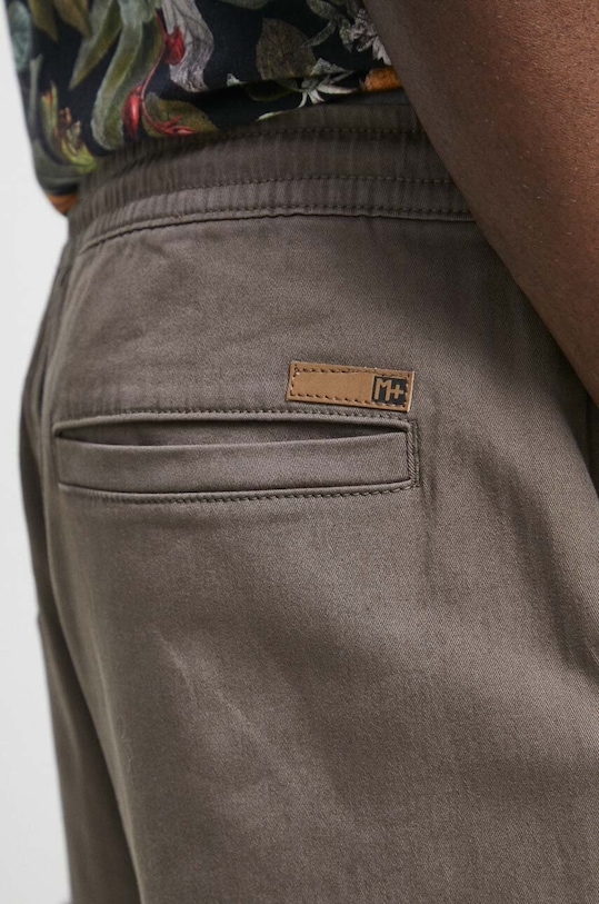 Kalhoty pánské hnědá barva hnědá RS23.SPM030