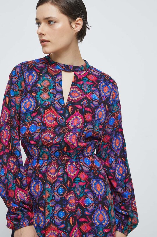 Sukienka damska wzorzysta kolor multicolor multicolor RS23.SUD031