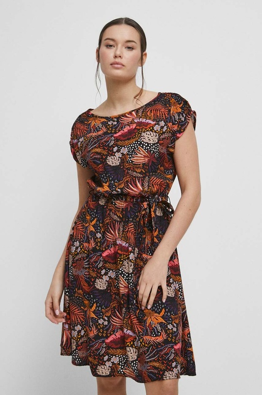 Sukienka damska wzorzysta kolor multicolor RS23.SUD090 multicolor RS23