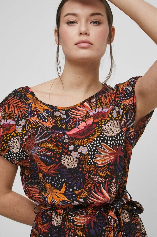 Sukienka damska wzorzysta kolor multicolor multicolor RS23.SUD090