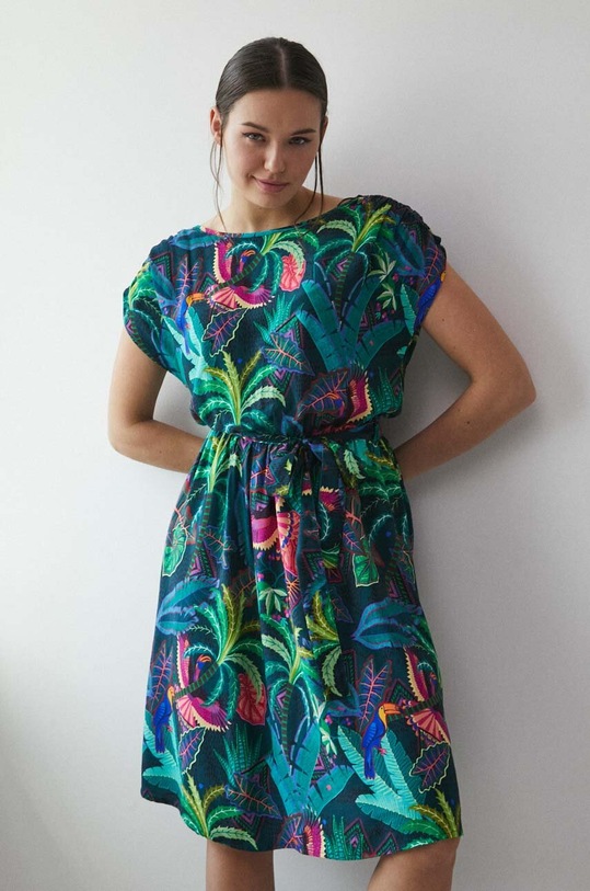 Sukienka damska wzorzysta kolor multicolor multicolor RS23.SUD090