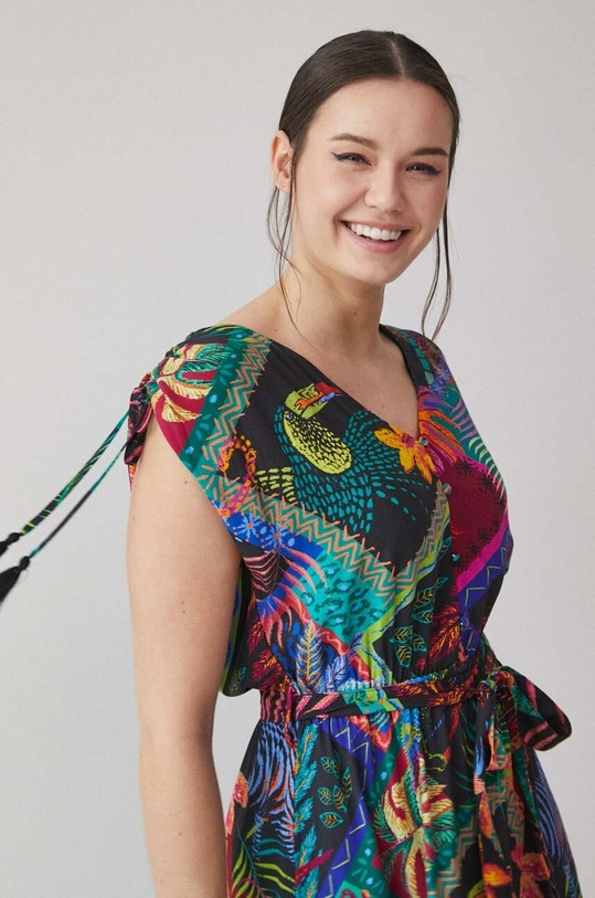 Sukienka wzorzysta damska kolor multicolor multicolor RS23.SUD905