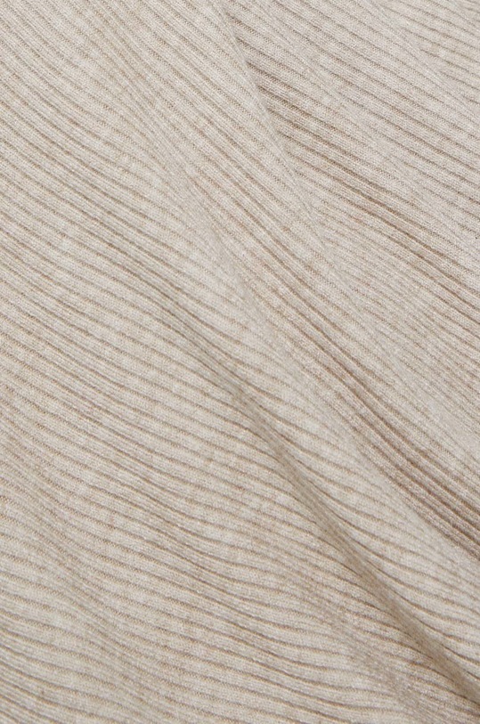 Sweter damski prążkowany kolor beżowy RS23.SWD021 beżowy