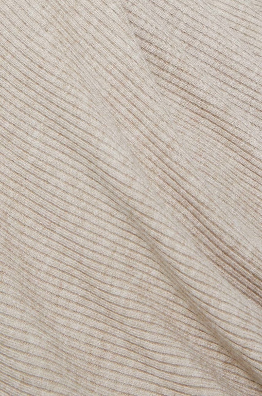 Sweter damski prążkowany kolor beżowy RS23.SWD021 beżowy