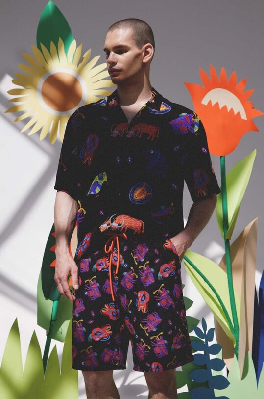 Šortky pánske Maria Prymachenko x Medicine viac farieb s elastanom viacfarebná RS23.SZMC31