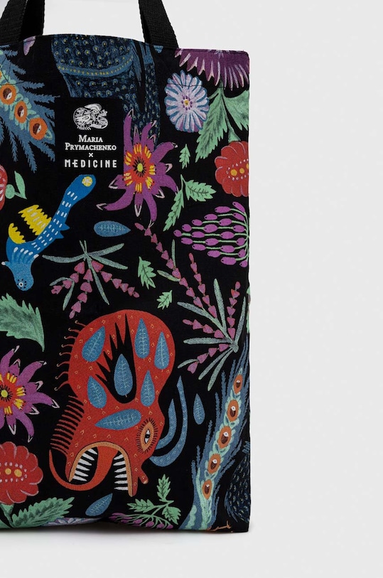 Torba bawełniana Maria Prymachenko x Medicine kolor czarny czarny RS23.TCDC51