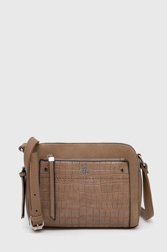 Torebka damska ze skóry ekologicznej kolor beżowy RS23.TOD100 beżowy RS23