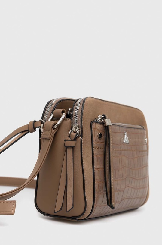 Akcesoria Torebka damska ze skóry ekologicznej kolor beżowy RS23.TOD100 beżowy