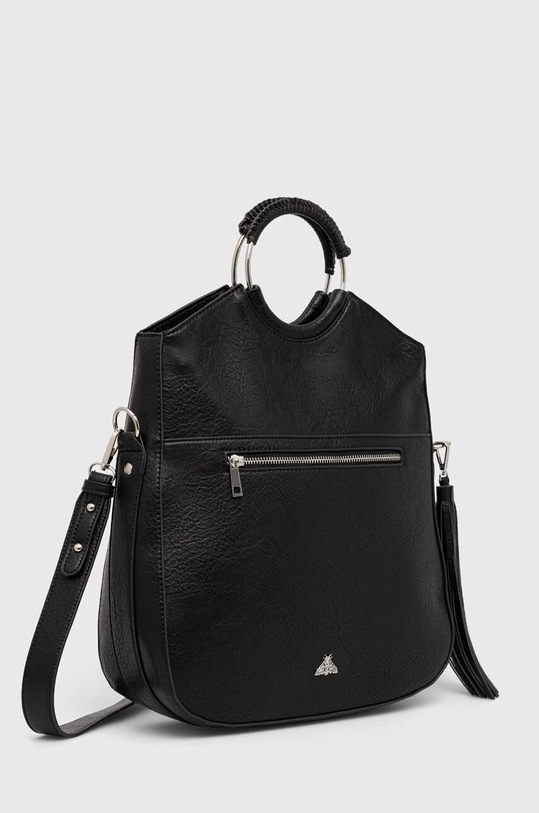 Torebka damska ze skóry ekologicznej kolor czarny RS23.TOD304 czarny RS23