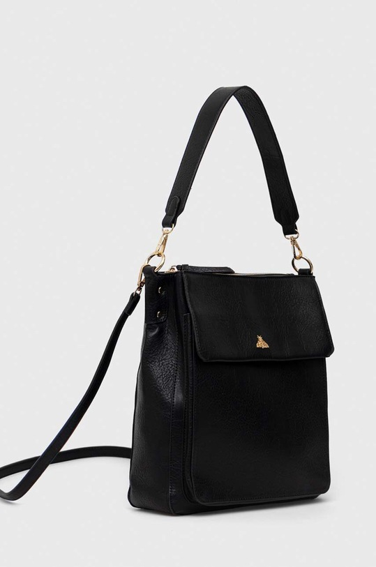 Torebka damska ze skóry ekologicznej kolor czarny RS23.TOD517 czarny RS23