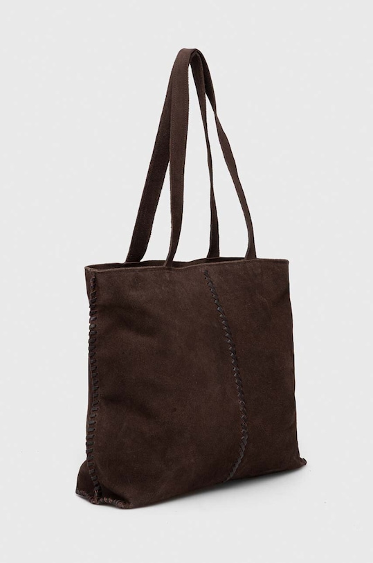 Medicine torebka zamszowa RS23.TOD519 brązowy RS23