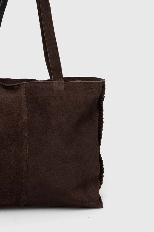 Akcesoria Medicine torebka zamszowa RS23.TOD519 brązowy