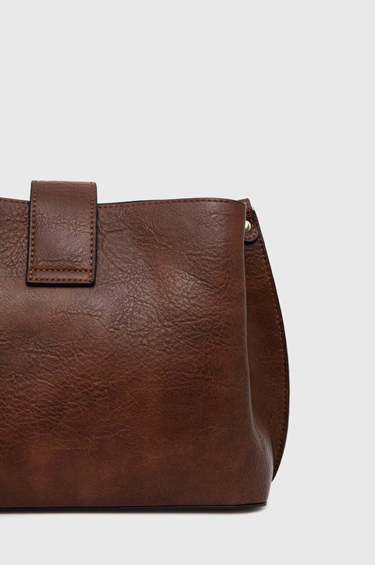 Akcesoria Torebka damska ze skóry ekologicznej kolor brązowy RS23.TOD608 brązowy