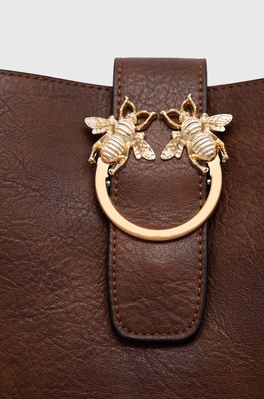 Torebka damska ze skóry ekologicznej kolor brązowy brązowy RS23.TOD608